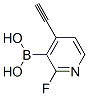 Boronic acid, (4-ethynyl-2-fluoro-3-pyridinyl)-(9ci) Structure,654075-36-2Structure