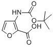 3-((Tert-butoxycarbonyl)amino)furan-2-carboxylicacid Structure,655255-06-4Structure