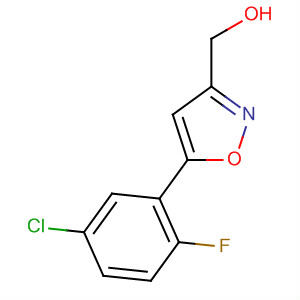 [5-(5-氯-2-氟苯基)異噁唑-3-基]甲醇結(jié)構(gòu)式_657425-11-1結(jié)構(gòu)式