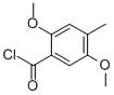 Benzoyl chloride, 2,5-dimethoxy-4-methyl-(9ci) Structure,65849-94-7Structure