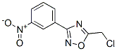 5-氯甲基-3-(3-硝基苯基)-1,2,4-噁二唑結(jié)構(gòu)式_6595-78-4結(jié)構(gòu)式
