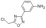 3-(5-氯甲基-[1,2,4]噁二唑-3-基)-苯胺結(jié)構(gòu)式_6595-79-5結(jié)構(gòu)式