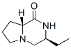 (3S-順式)-(9CI)-3-乙基六氫吡咯并[1,2-a]吡嗪-1(2H)-酮結(jié)構式_66381-17-7結(jié)構式