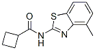 Cyclobutanecarboxamide, n-(4-methyl-2-benzothiazolyl)-(9ci)Structure,666214-38-6Structure Cyclobutanecarboxamide, n-(4-methyl-2-benzothiazolyl)-(9ci) Structure,666214-38-6Structure