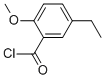 Benzoyl chloride, 5-ethyl-2-methoxy-(9ci) Structure,66873-85-6Structure