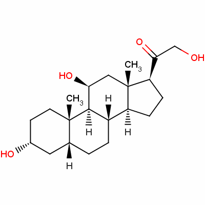 四氫皮質(zhì)酮結(jié)構(gòu)式_68-42-8結(jié)構(gòu)式