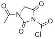 1-Imidazolidinecarbonyl chloride, 3-acetyl-2,5-dioxo-(9ci) Structure,68471-53-4Structure