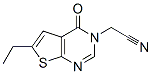(9CI)-6-乙基-4-氧代-噻吩并[2,3-d]嘧啶-3(4H)-乙腈結(jié)構(gòu)式_686333-94-8結(jié)構(gòu)式