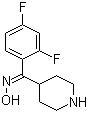 (Z)-(2,4-二氟苯基)-4-哌啶基甲酮肟結(jié)構(gòu)式_691007-05-3結(jié)構(gòu)式