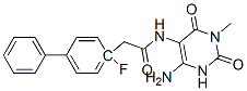 n-(4-氨基-1,2,3,6-四氫-1-甲基-2,6-二氧代-5-嘧啶)-4-氟-[1,1-聯(lián)苯]-4-乙酰胺結(jié)構(gòu)式_695153-95-8結(jié)構(gòu)式