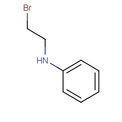 N-(2-溴乙基)苯胺結構式_699-11-6結構式
