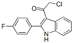 2-氯-1-[2-(4-氟苯基)-1H-吲哚-3-基]乙酮結(jié)構(gòu)式_70093-19-5結(jié)構(gòu)式