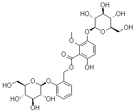 一枝黃花酚甙結構式_71953-77-0結構式