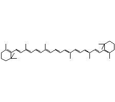 beta-胡蘿卜素結(jié)構(gòu)式_7235-40-7結(jié)構(gòu)式