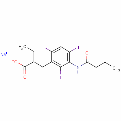 酪泮酸鈉結構式_7246-21-1結構式