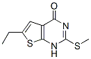 (9CI)-6-乙基-2-(甲基硫代)-噻吩并[2,3-d]嘧啶-4(1H)-酮結(jié)構(gòu)式_724745-33-9結(jié)構(gòu)式