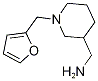 1-[1-(2-呋喃基甲基)-3-哌啶基]甲胺結構式_725212-65-7結構式