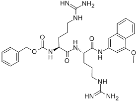 Z-arg-arg-4-甲氧基-2-萘胺結構式_73167-98-3結構式