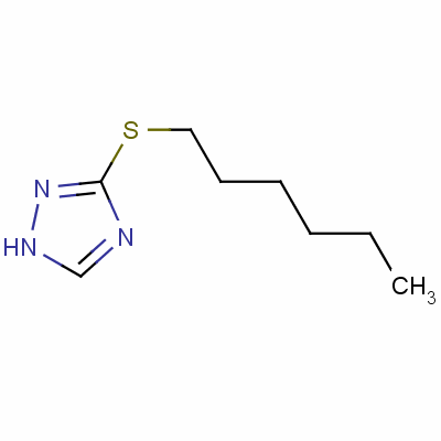 3-己基硫代-1,2,4-三唑結(jié)構(gòu)式_74682-60-3結(jié)構(gòu)式