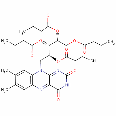 四丁酸核糖黃素酯結(jié)構(gòu)式_752-56-7結(jié)構(gòu)式