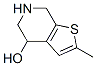 (9CI)-4,5,6,7-四氫-2-甲基-噻吩并[2,3-c]吡啶-4-醇結(jié)構(gòu)式_754135-75-6結(jié)構(gòu)式