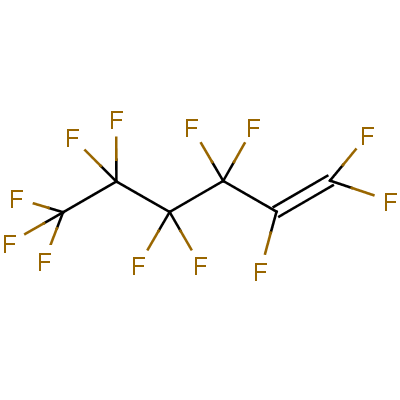 全氟己烯-1結(jié)構式_755-25-9結(jié)構式
