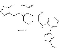 鹽酸頭孢甲肟結(jié)構(gòu)式_75738-58-8結(jié)構(gòu)式