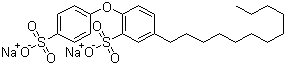 Disodium 4-dodecyl-2,4-oxydibenzenesulfonate Structure,7575-62-4Structure