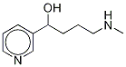 Rac-4-(甲基氨基)-1-(3-吡啶)-1-丁醇結(jié)構(gòu)式_76030-54-1結(jié)構(gòu)式
