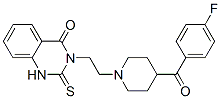 3-[2-[4-(4-氟苯甲?；?-1-哌啶]乙基]-2,3-二氫-2-硫氧代-4(1H)-喹唑烷酮鹽酸鹽結(jié)構(gòu)式_76330-71-7結(jié)構(gòu)式