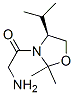 (s)-(9ci)-3-(氨基乙?；?-2,2-二甲基-4-(1-甲基乙基)-噁唑啉結(jié)構(gòu)式_770682-73-0結(jié)構(gòu)式