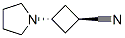 反式-3-(1-吡咯烷基)環(huán)丁腈結(jié)構(gòu)式_78403-00-6結(jié)構(gòu)式