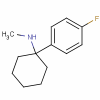 1-(4-氟苯基)-N-甲基-環(huán)己胺結(jié)構(gòu)式_78987-76-5結(jié)構(gòu)式
