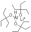 三[(3-乙基-3-戊基)氧]氫化鋁鋰結構式_79172-99-9結構式