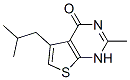 (9CI)-2-甲基-5-(2-甲基丙基)-噻吩并[2,3-d]嘧啶-4(1H)-酮結(jié)構(gòu)式_795293-69-5結(jié)構(gòu)式