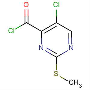 5-氯-2-(甲基硫代)嘧啶-4-羰酰氯結(jié)構(gòu)式_79686-02-5結(jié)構(gòu)式