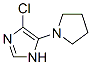 1H-imidazole, 4-chloro-5-(1-pyrrolidinyl)- (9ci) Structure,799814-74-7Structure