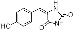 (5Z)-5-(4-羥基亞芐基)-2,4-咪唑啉二酮結構式_80171-33-1結構式