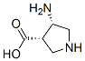 3-Pyrrolidinecarboxylicacid,4-amino-,cis-(9ci)Structure,80546-89-0Structure 3-Pyrrolidinecarboxylicacid,4-amino-,cis-(9ci) Structure,80546-89-0Structure
