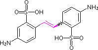 4,4-Diamino-2,2-stilbenedisulfonic acidStructure,81-11-8Structure 4,4-Diamino-2,2-stilbenedisulfonic acid Structure,81-11-8Structure