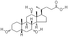 膽酸;膽汁酸結(jié)構(gòu)式_81-25-4結(jié)構(gòu)式