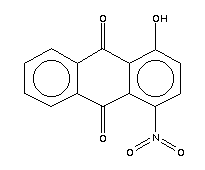 1-羥基-4-硝基蒽醌結(jié)構(gòu)式_81-65-2結(jié)構(gòu)式
