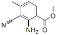 Benzoic acid, 2-amino-3-cyano-4-methyl-, methyl ester (9ci) Structure,81446-91-5Structure
