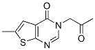 (9CI)-6-甲基-3-(2-氧代丙基)-噻吩并[2,3-d]嘧啶-4(3H)-酮結(jié)構(gòu)式_819844-50-3結(jié)構(gòu)式