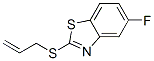 Benzothiazole, 5-fluoro-2-(2-propenylthio)-(9ci) Structure,82163-12-0Structure
