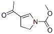 1H-pyrrole-1-carboxylic acid, 4-acetyl-2,3-dihydro-, methyl ester (9ci) Structure,82483-64-5Structure