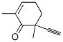 (9ci)-6-乙炔-2,6-二甲基-2-環(huán)己烯-1-酮結(jié)構(gòu)式_83188-16-3結(jié)構(gòu)式