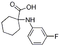 1-(3-氟-苯基氨基)-環(huán)己烷羧酸結(jié)構(gòu)式_835912-62-4結(jié)構(gòu)式