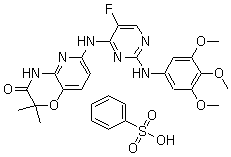 R406(苯磺酸鹽)結構式_841290-81-1結構式
