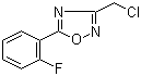 3-(氯甲基)-5-(2-氟苯基)-1,2,4-噁二唑結(jié)構(gòu)式_844499-00-9結(jié)構(gòu)式
